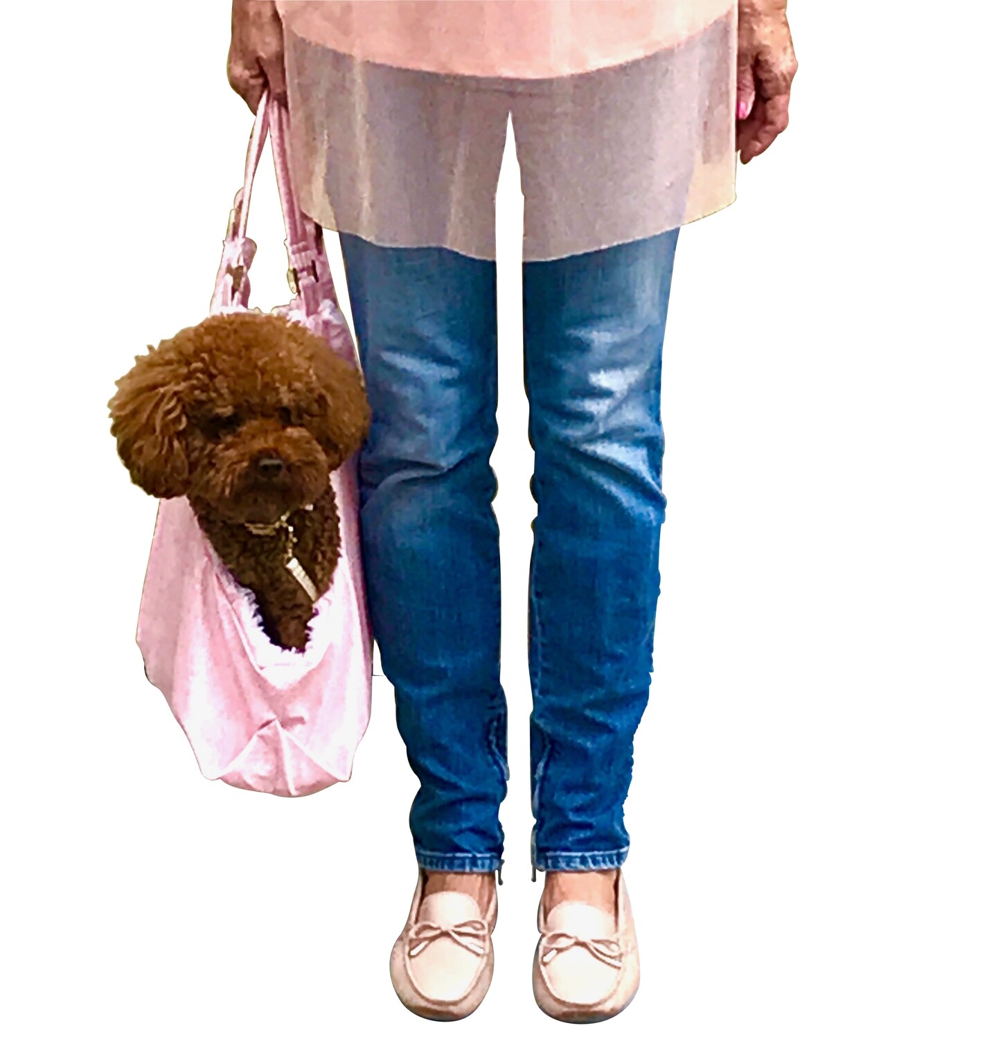 Hollywood Tote, Pink Snake