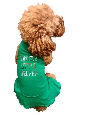 Dress, Santa&#39;s Little Helper, Christmas, Green