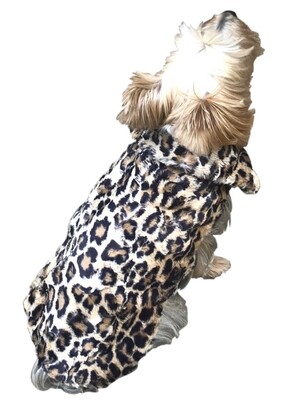 Bella Luxury Fur Coat, Leopard
