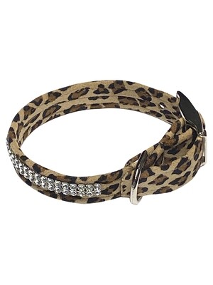Glamour Girl 2 row Collar, Cheetah