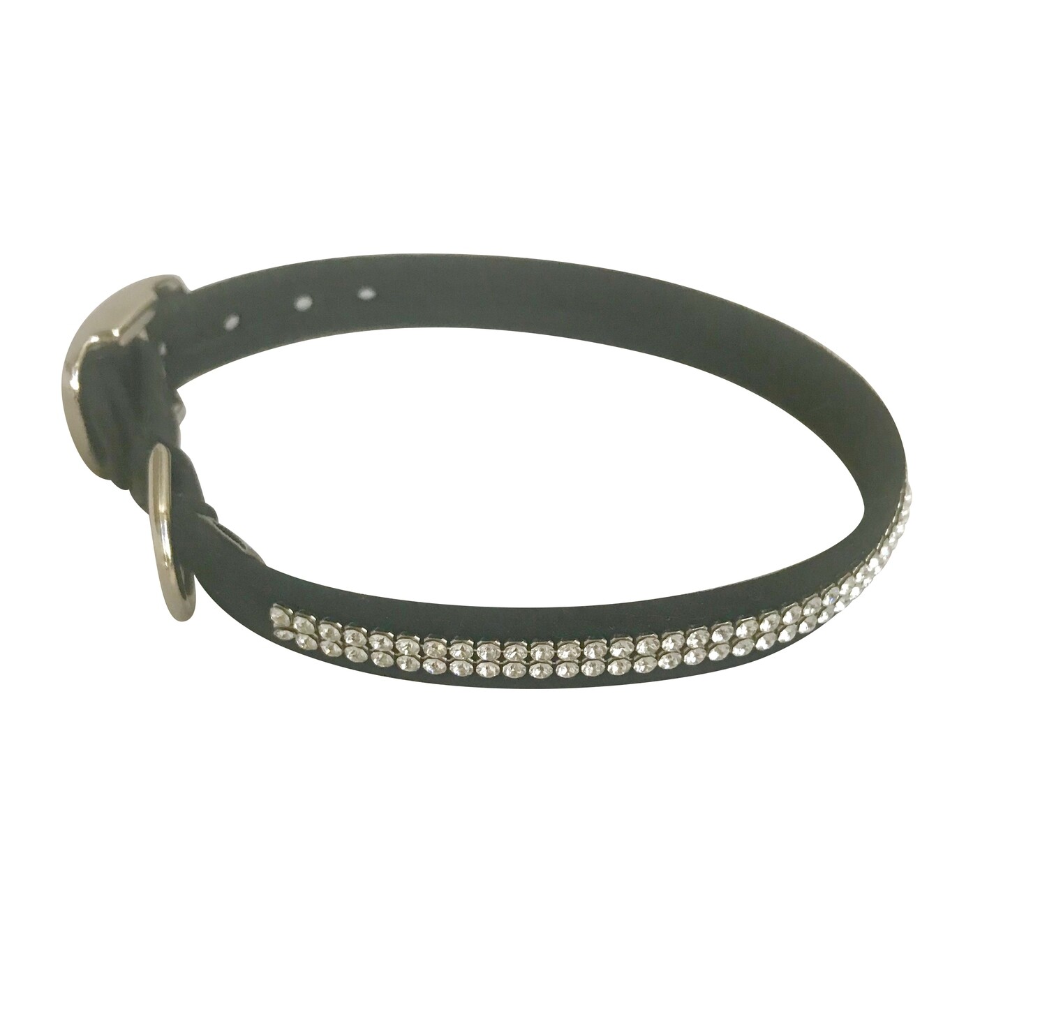 Glamour Girl 2 row Collar, Black