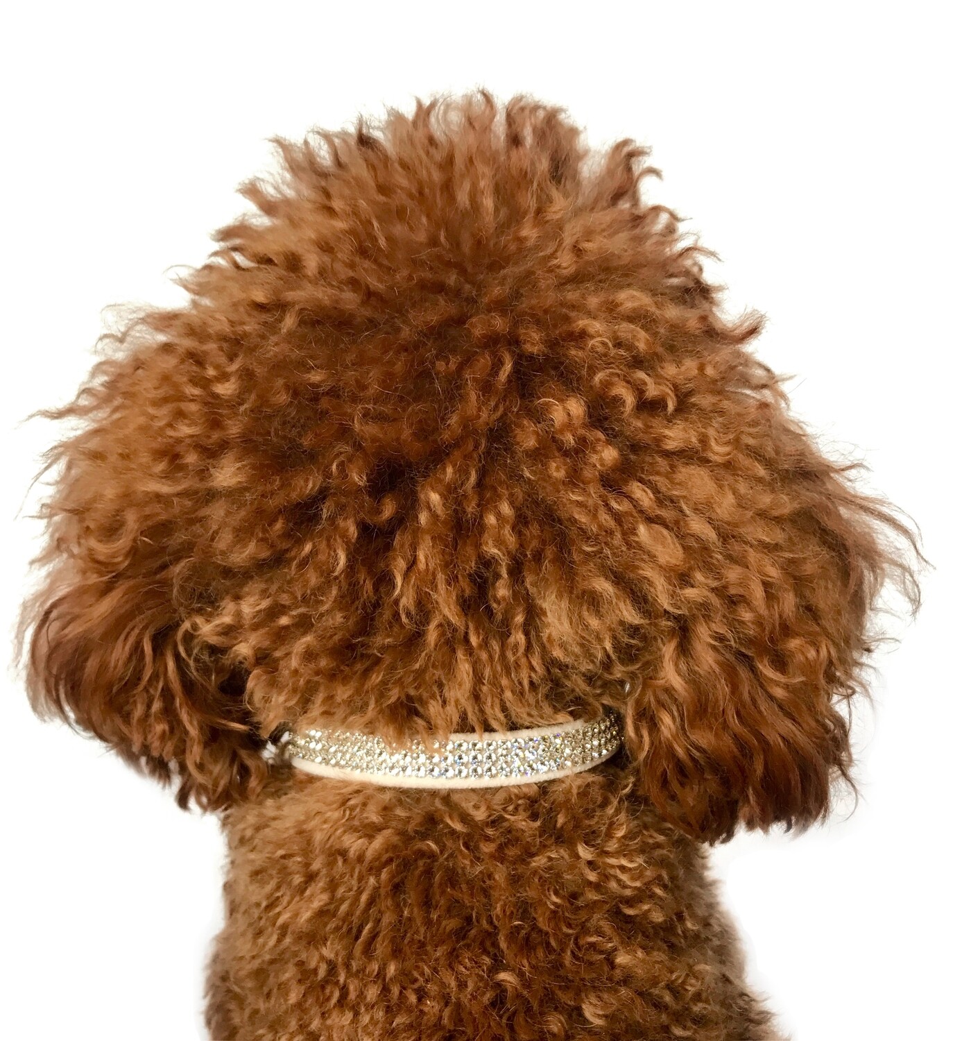 Movie Star Collar 3 Row w/ Swarovski, Pink 2