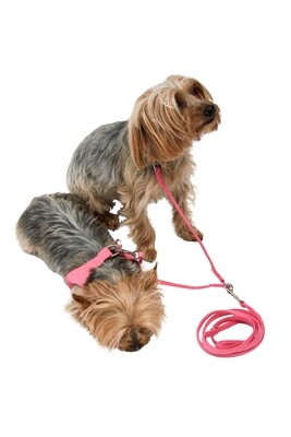 10in Ultra Suede Coupler, Fuschia