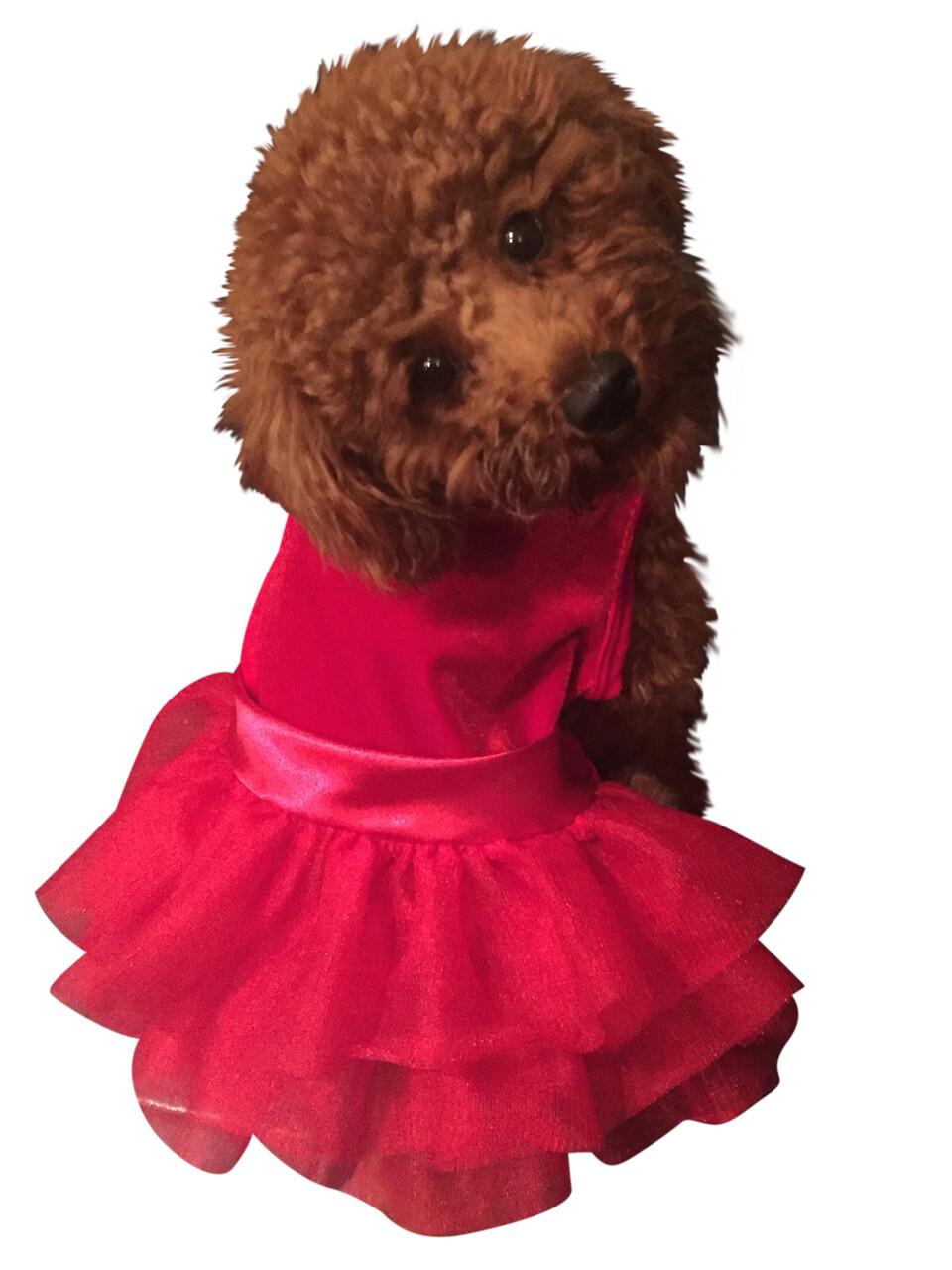 Holiday Party Girl Red Velvet Fufu Tutu