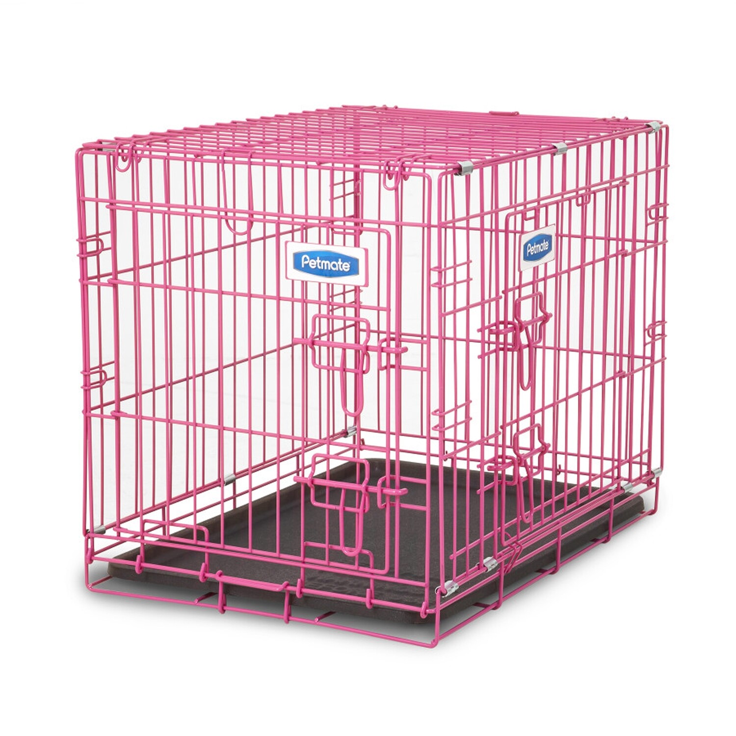 Petmate Puppy 2-Door Training Retreat Kennel Hard-Sided - Pink
