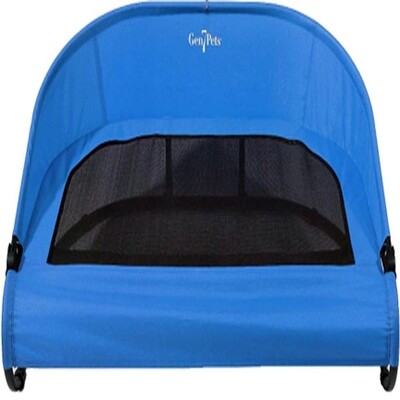 Gen7Pets Cool-Air Cot Dog Bed - Trailblazer Blue