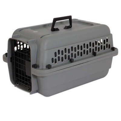 Aspen Traditional Dog Kennel Hardsided Gray