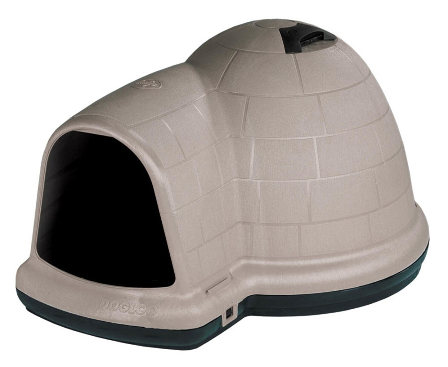 Petmate Indigo Dog House - Taupe/Black