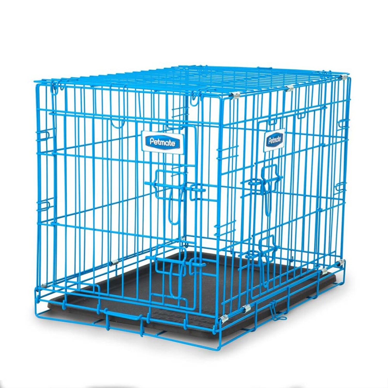 Petmate Puppy 2-Door Training Retreat Kennel Hard-Sided - Blue