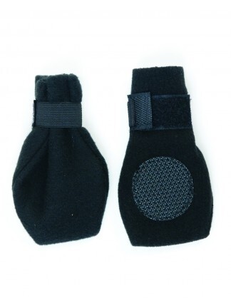 Fashion Pet Solid Slipper Socks - Black