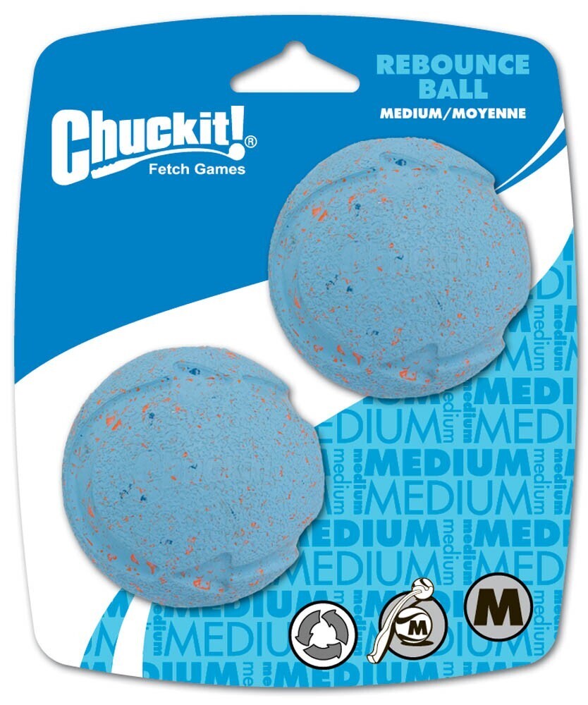 Chuckit! Rebounce Ball Dog Toy Assorted 2 Packs