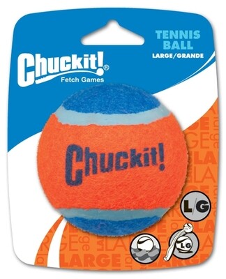 Chuckit! Tennis Ball Dog Toy Shrink Sleeve - Blue/Orange