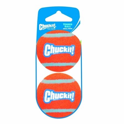 Chuckit! Tennis Ball Dog Toy Shrink Sleeve 2 Packs - Orange