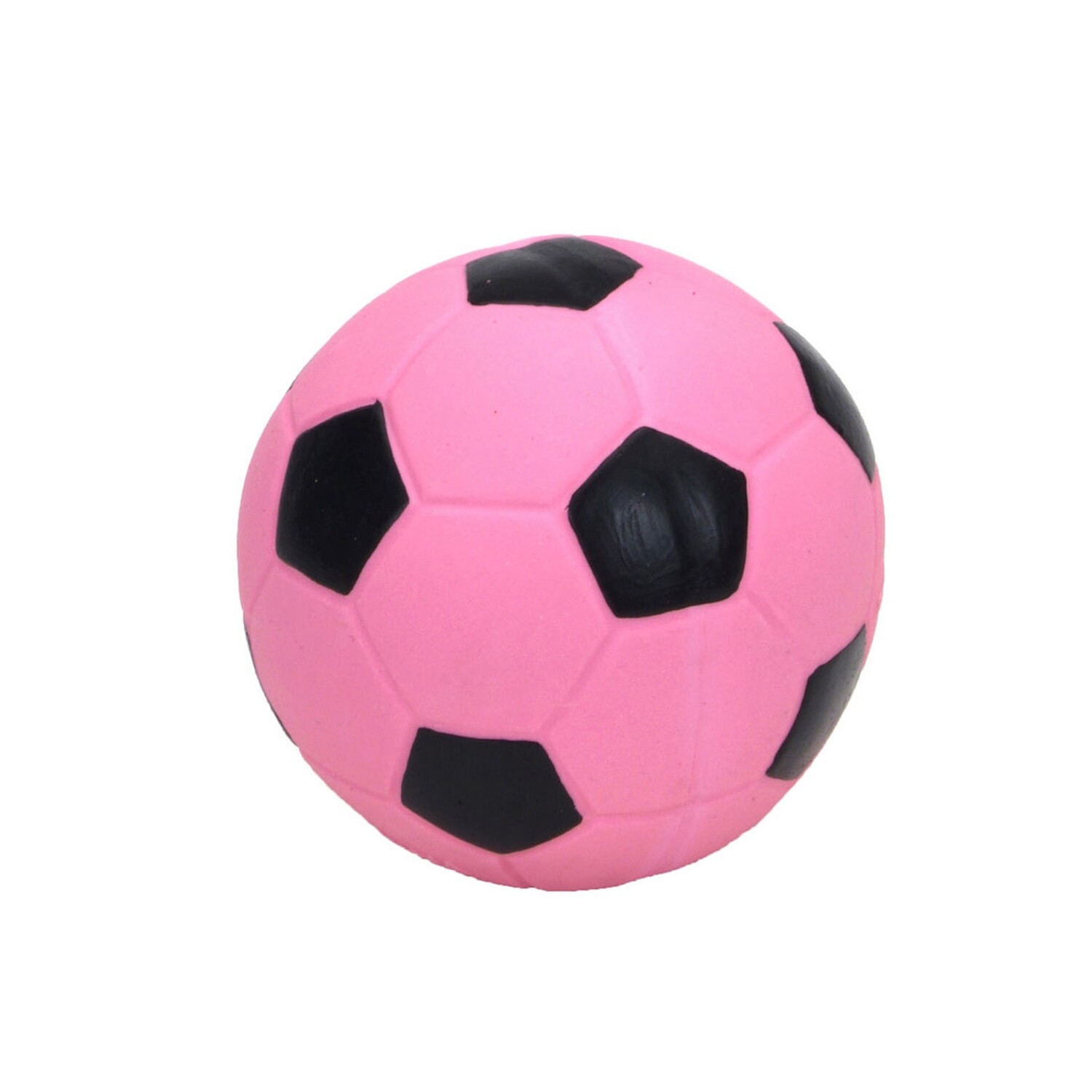Coastal Products Rascals Latex Soccer Ball Dog Toy - Pink