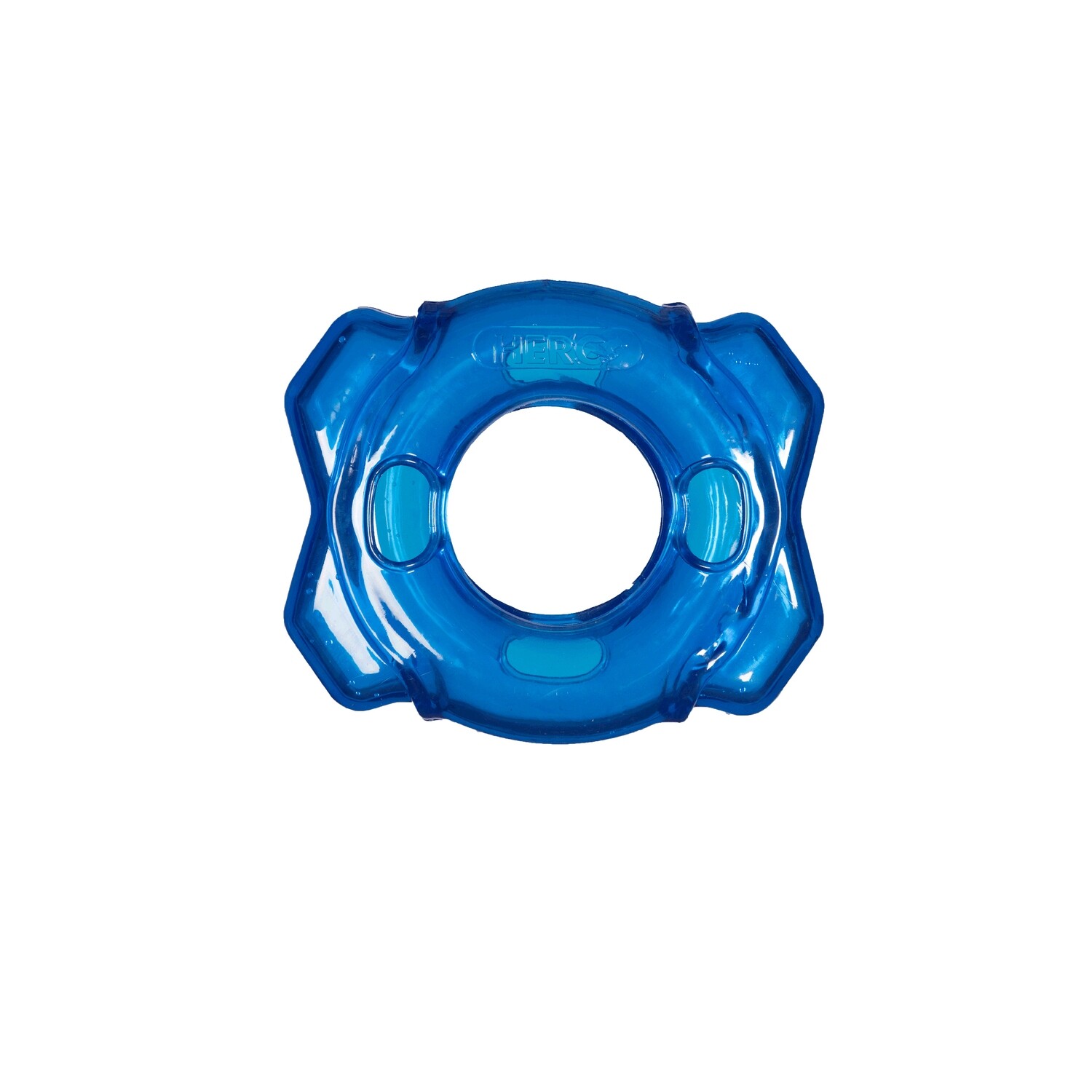 Hero Dog Ring Treat Dispensing - Blue, Size: 5&quot;