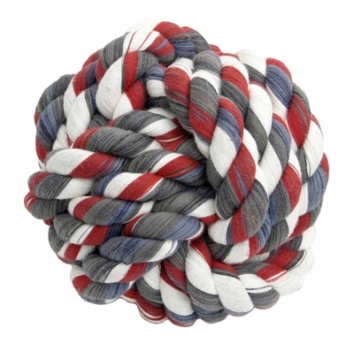 Mammoth Pet Products Monkey Fist Ball Dog Toy - Multi-Color