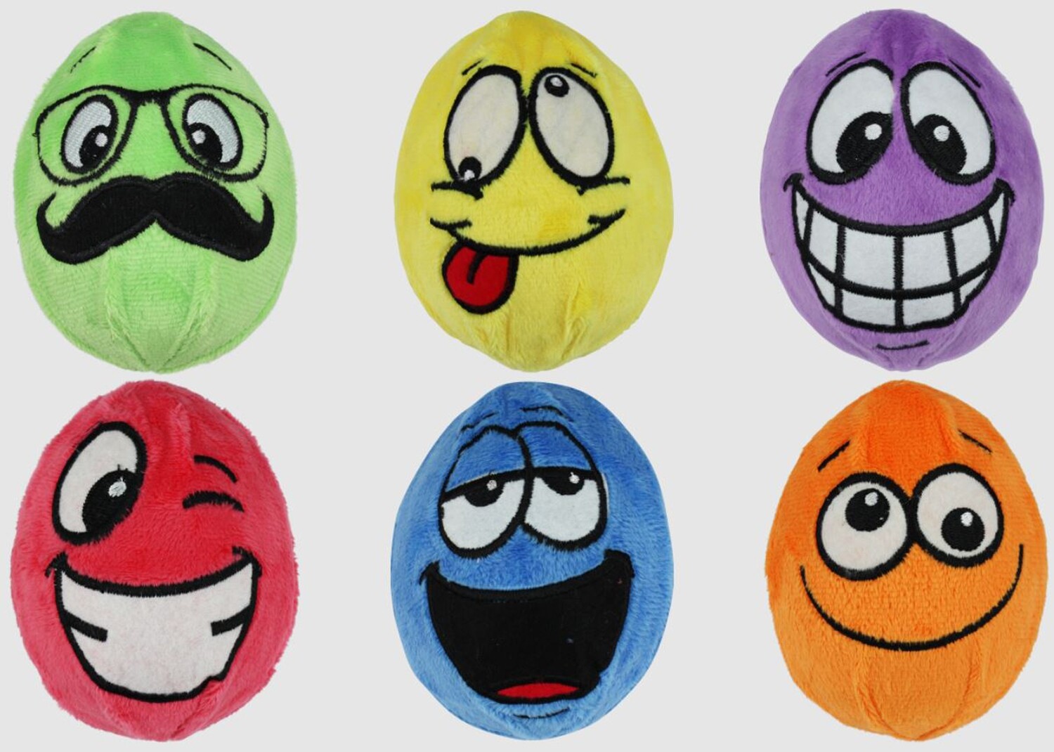 Multipet Egg Noggins Dog Toy Assorted