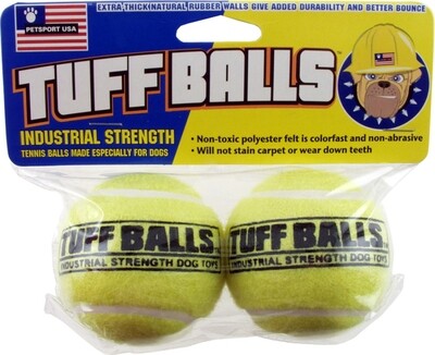 Petsport Usa Tuff Ball Dog Toy 2 Pk - Yellow
