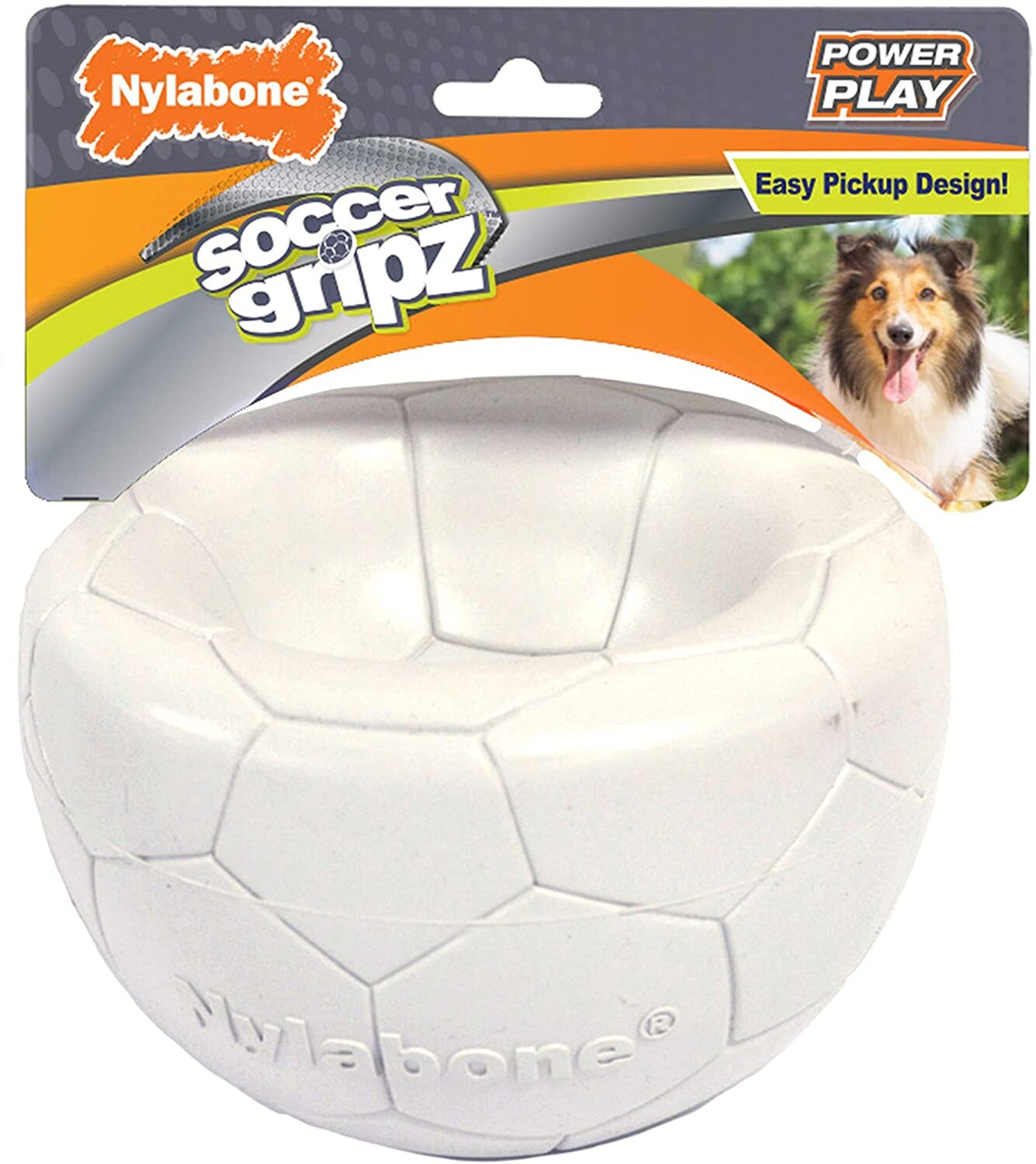 Nylabone Power Play Gripz Dog Soccer Ball