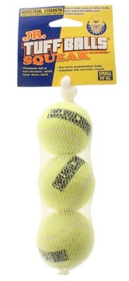 Petsport Usa Jr. Tuff Ball Squeak Mesh Dog Toy Assorted 3 Pk