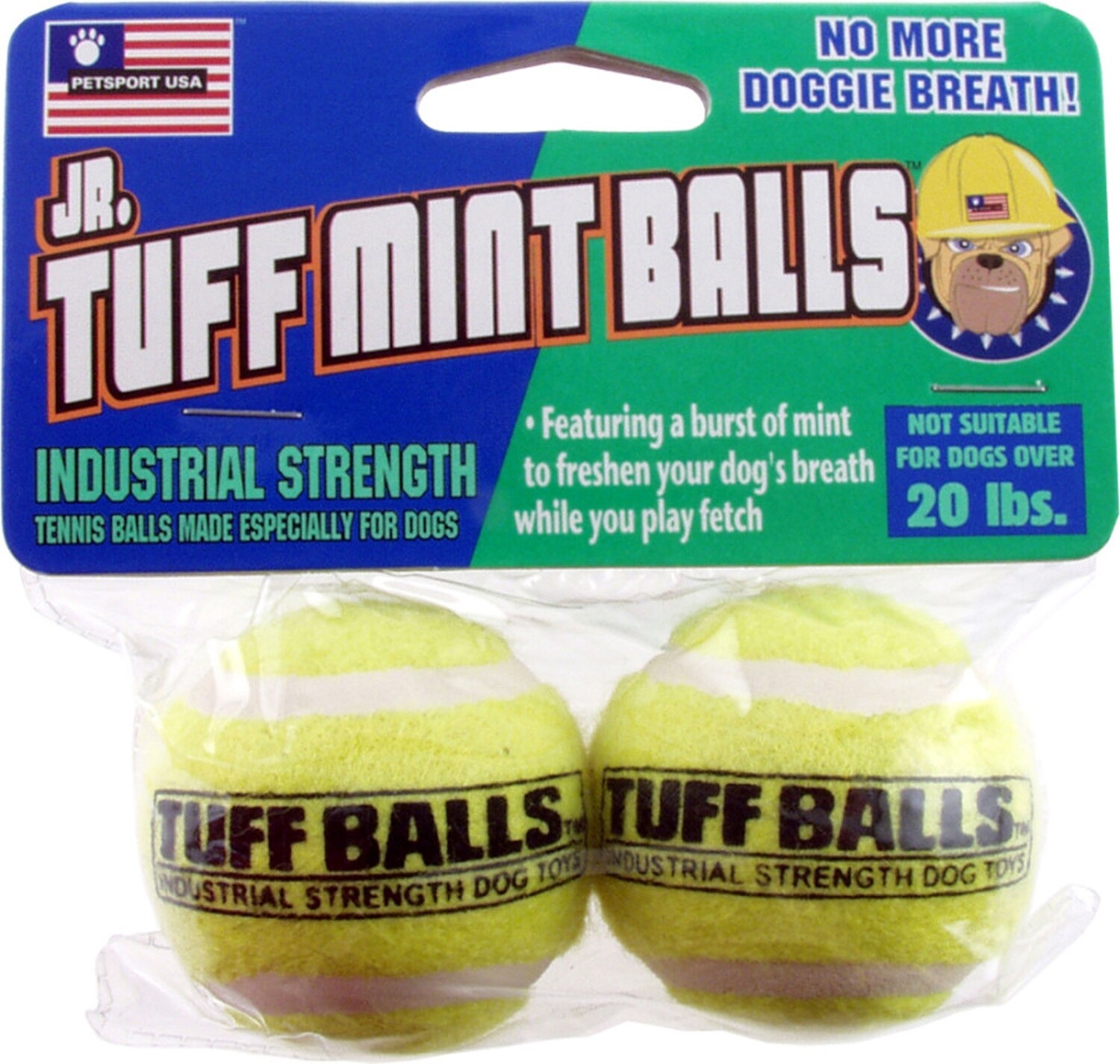 Petsport Usa Jr. Mint Balls Dog Toy Assorted 2 Pk