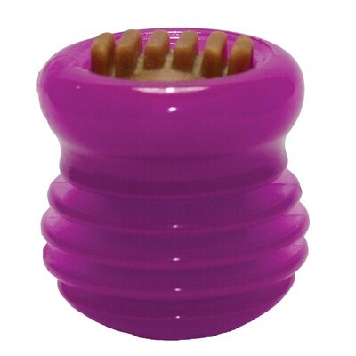 Starmark Groovy Ball With Usa Made Treat - Purple