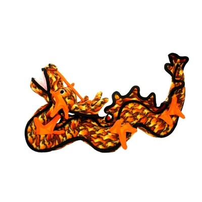 VIP Tuffy Durable Dog Toy Dragon - Orange