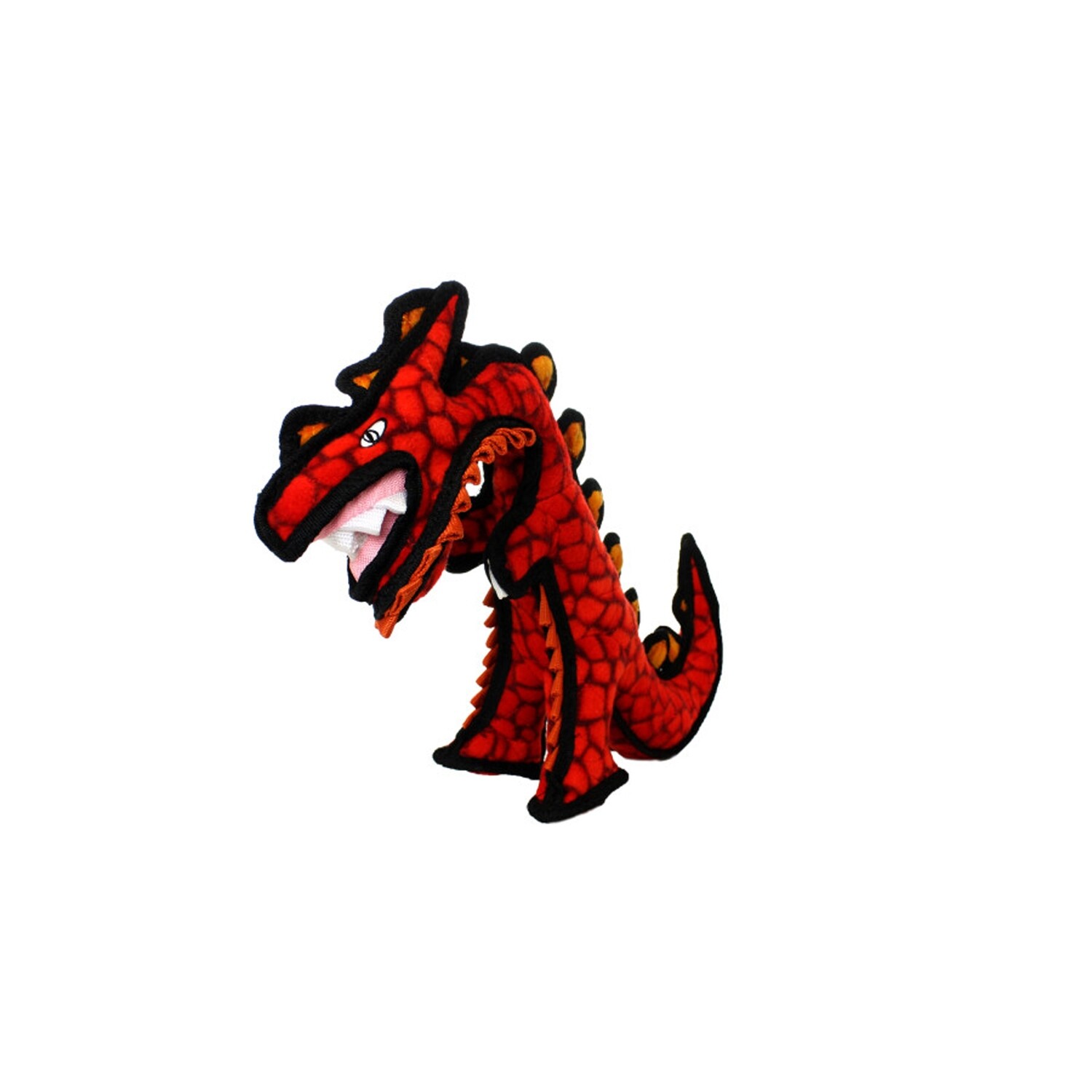 VIP Tuffy Dinosaur Destructosaurus Dog Toy - Red