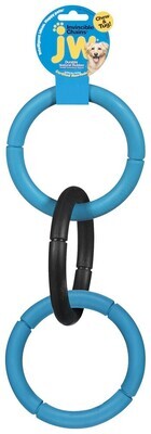 Jw Pet Invincible Triple Chains Dog Toy Assorted