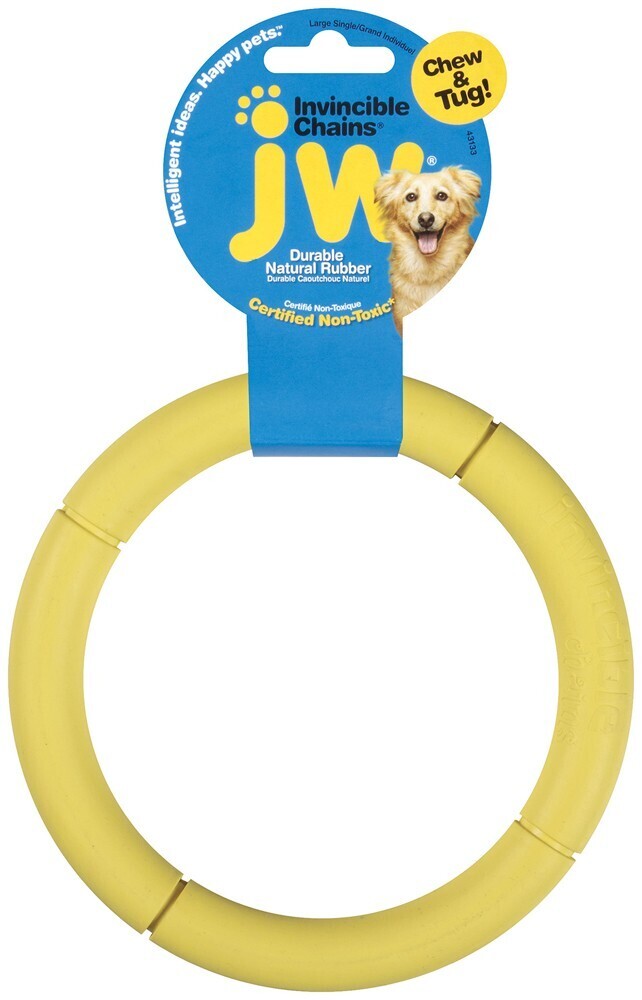 Jw Pet Invincible Single Chain Dog Toy Assorted