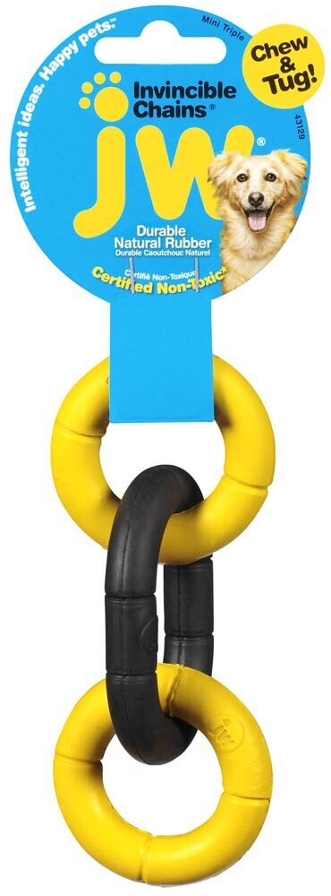 JJw Pet Invincible Single Chain Dog Toy Assorted