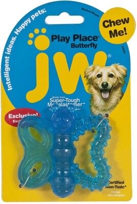 Jw Pet Playplace Butterfly Teether Dog Toy