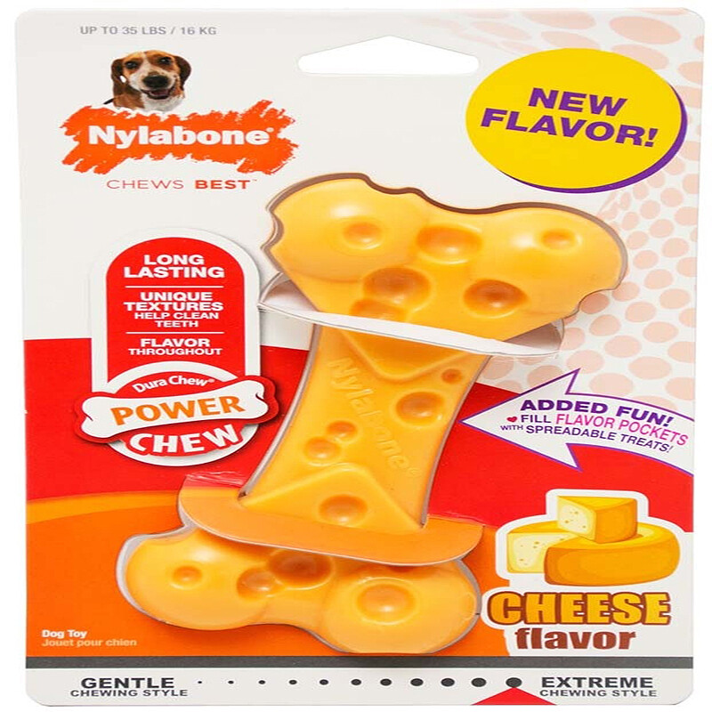 Nylabone Durachew Cheese Bone Cheese Flavor