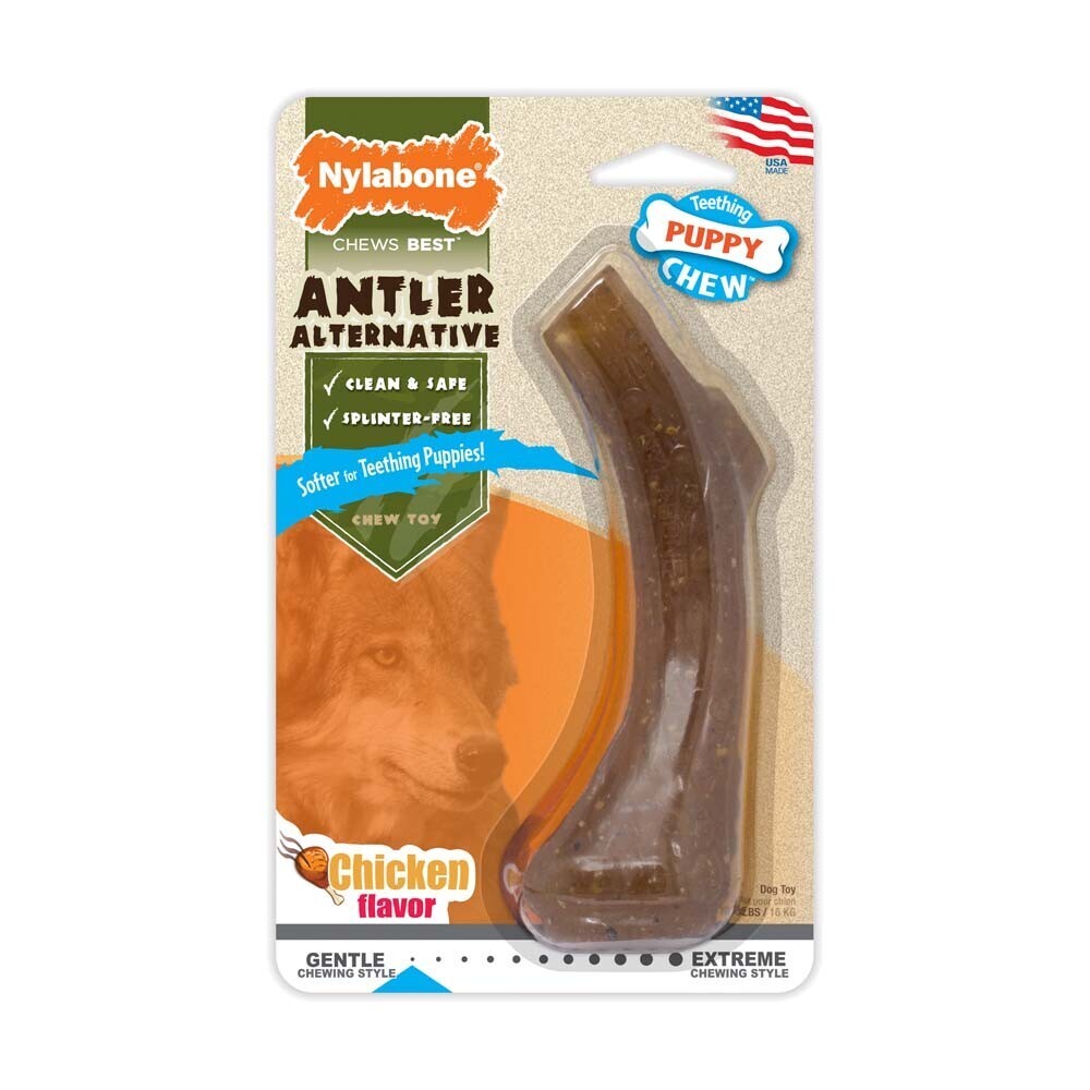 Nylabone Animal Part Alternative Puppy Antler