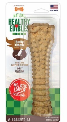 Nylabone Healthy Edibles Bully Chews Natural Dog Treats Made With Real Bully Stick 1 Count