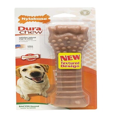 Nylabone Power Chew Flavored Durable Chew Toy For Dogs Bacon Flavor