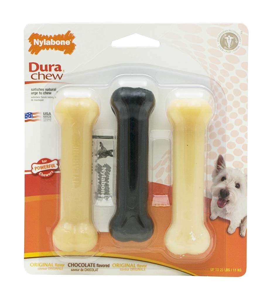 Nylabone Power Chew Variety Triple Pack Chocolate Flavor