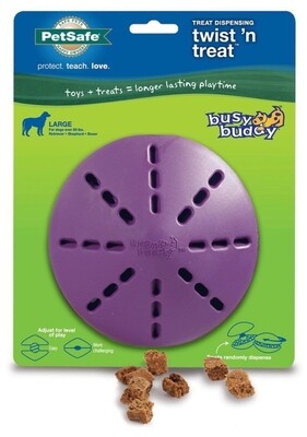 Petsafe Busy Buddy Twist N Treat Toy - Purple