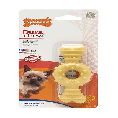 Nylabone Power Chew Ring Bone Chew Toy For Dogs Flavor Medley Flavor