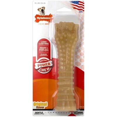 Nylabone Power Chew Flavored Durable Chew Toy For Dogs Original Flavor