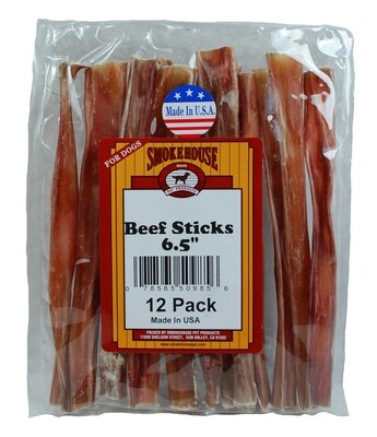 Smokehouse Usa Made Beefy Sticks Dog Treats 12 Pk, 6.5&quot;