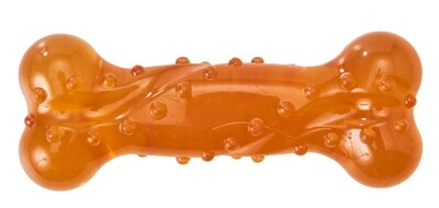 Spot Play Strong Scent-Sation Bone Dog Toy - Orange