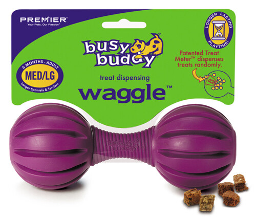 Petsafe Busy Buddy Waggle Dog Toy - Purple