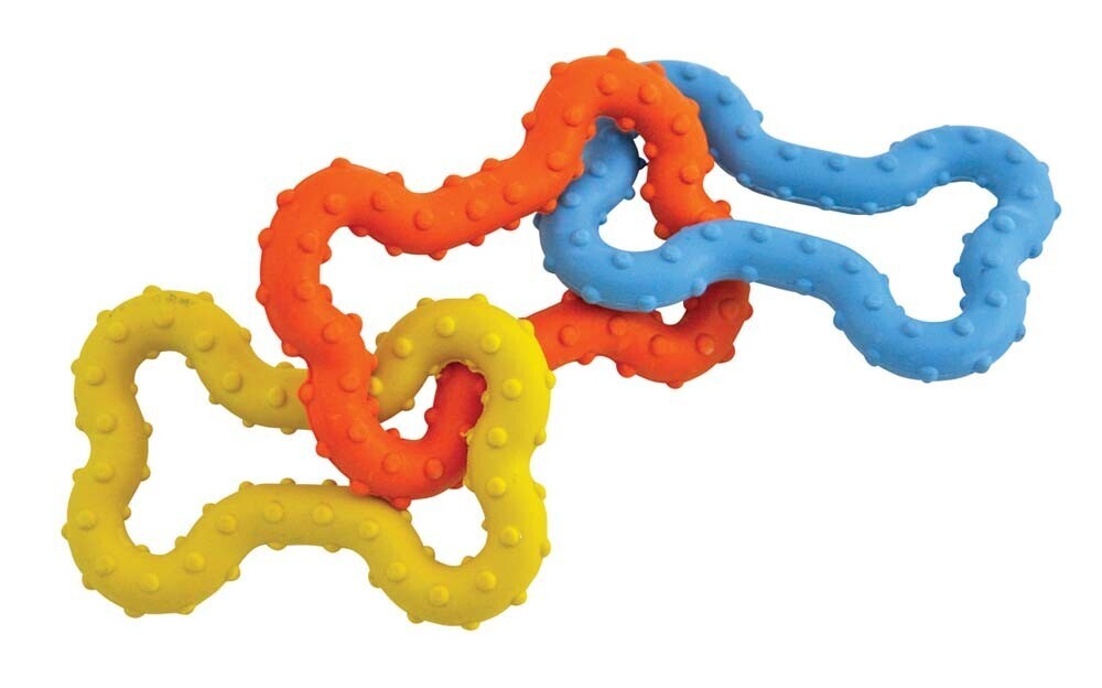 Petstages Bone Tug Toy Multi-Color - Mini