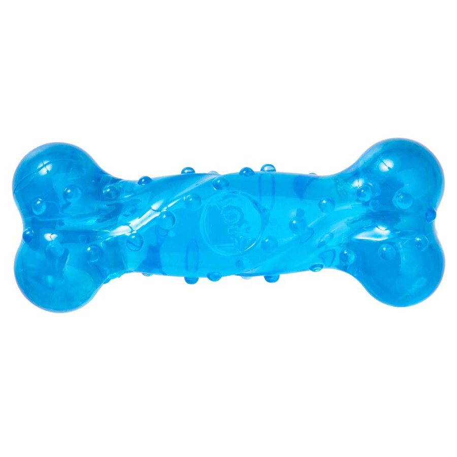 Spot Play Strong Scent-Station Bone Dog Toy Bacon - Blue