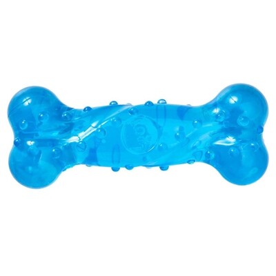 Spot Play Strong Scent-Station Bone Dog Toy Bacon - Blue
