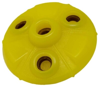 Starmark Flex Grip Treat Ringer Ufo - Yellow