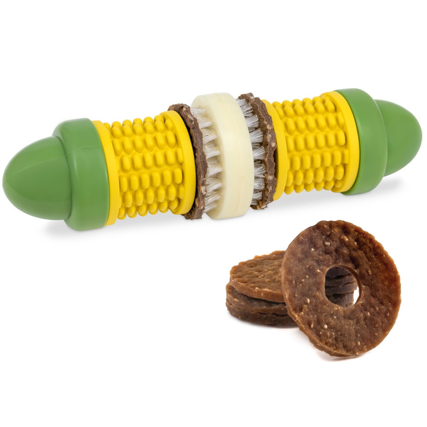 Busy Buddy Cravin Corncob Treat Holding Dog Toy 1ea