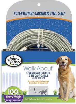 Four Paws Heavy Weight Trolley Exerciser - Silver