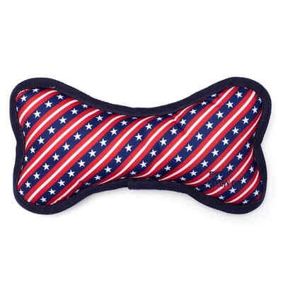 The Worthy Dog Bone Star Stripe
